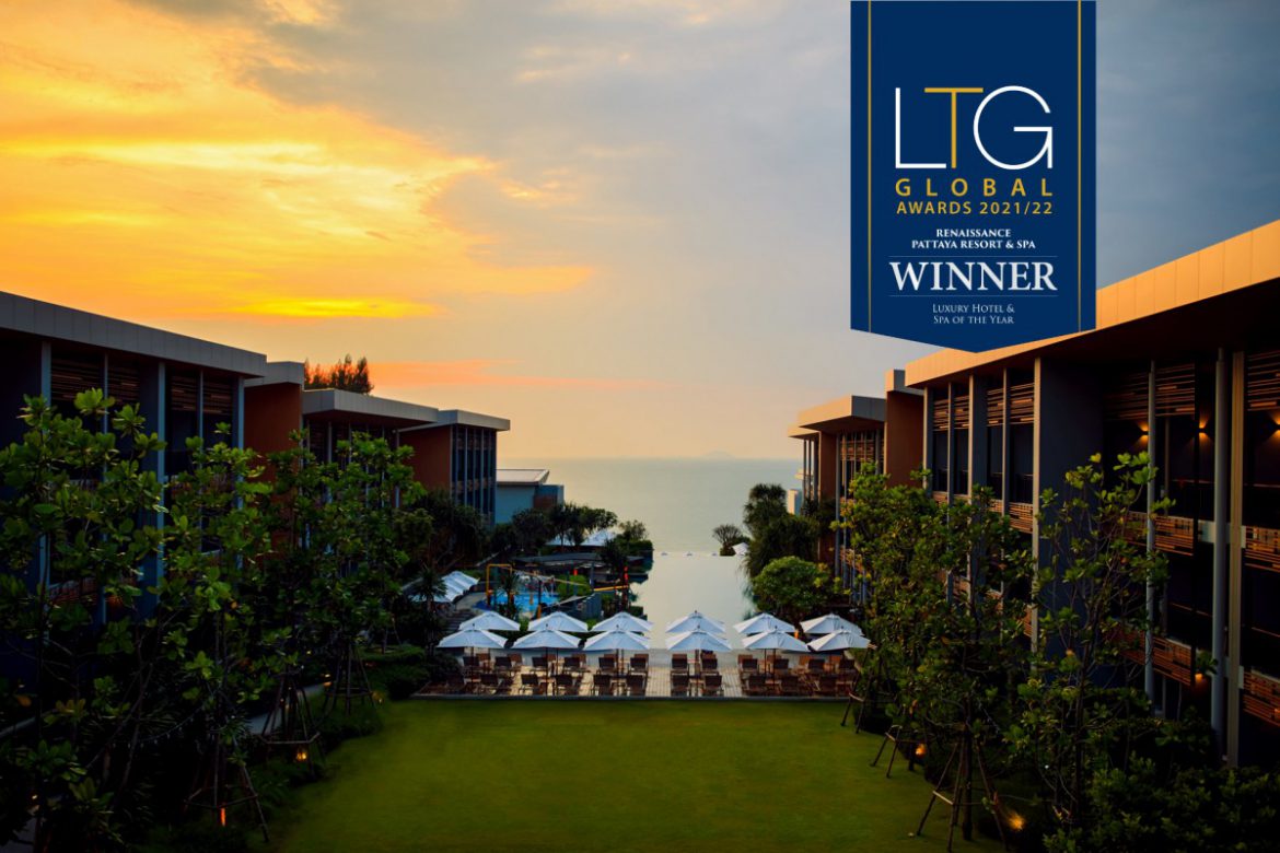 เรเนซองส์ พัทยา คว้ารางวัลโรงแรมและสปายอดเยยม จาก LTG Global Awards 2021/22