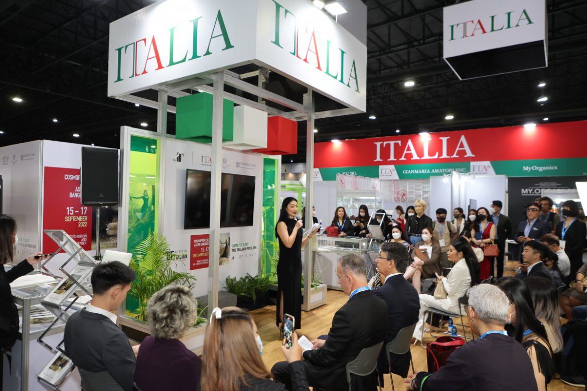 ครั้งแรกในไทย! รวมสุดยอด 14 บิวตี้แบรนด์อิตาลี ที่งาน “THE ITALIAN PAVILION” ในงานจัดแสดงสินค้า “COSMOPROF CBE ASEAN 2022”