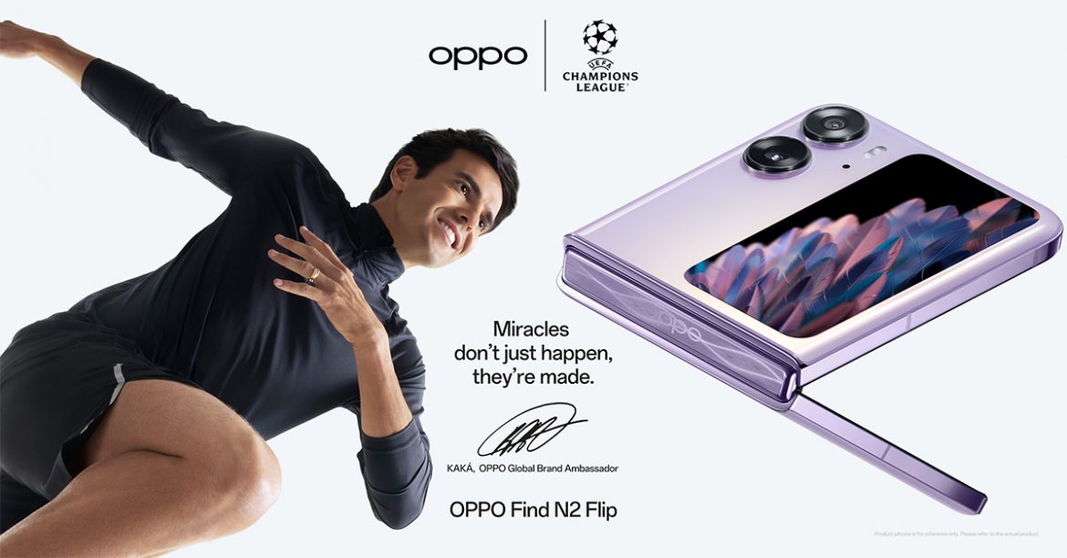 OPPO ประกาศ Kaká เป็นแบรนด์แอมบาสเดอร์ระดับโลกคนล่าสุดในการเป็นพันธมิตรกับ UEFA Champions League