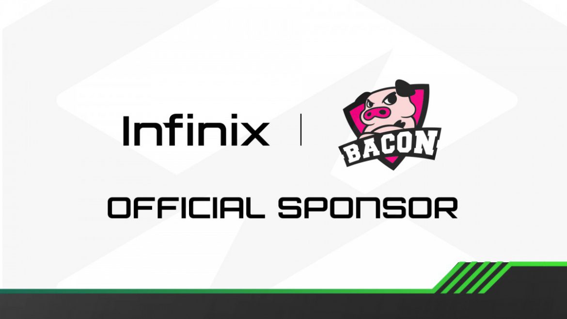 Infinix ประกาศหนุน Bacon Time ทีมอีสปอร์ตชื่อดังของไทย พร้อมเตรียมจัดกิจกรรมสุดเอ็กซ์คลูซีฟมากมายเอาใจเหล่าเกมเมอร์