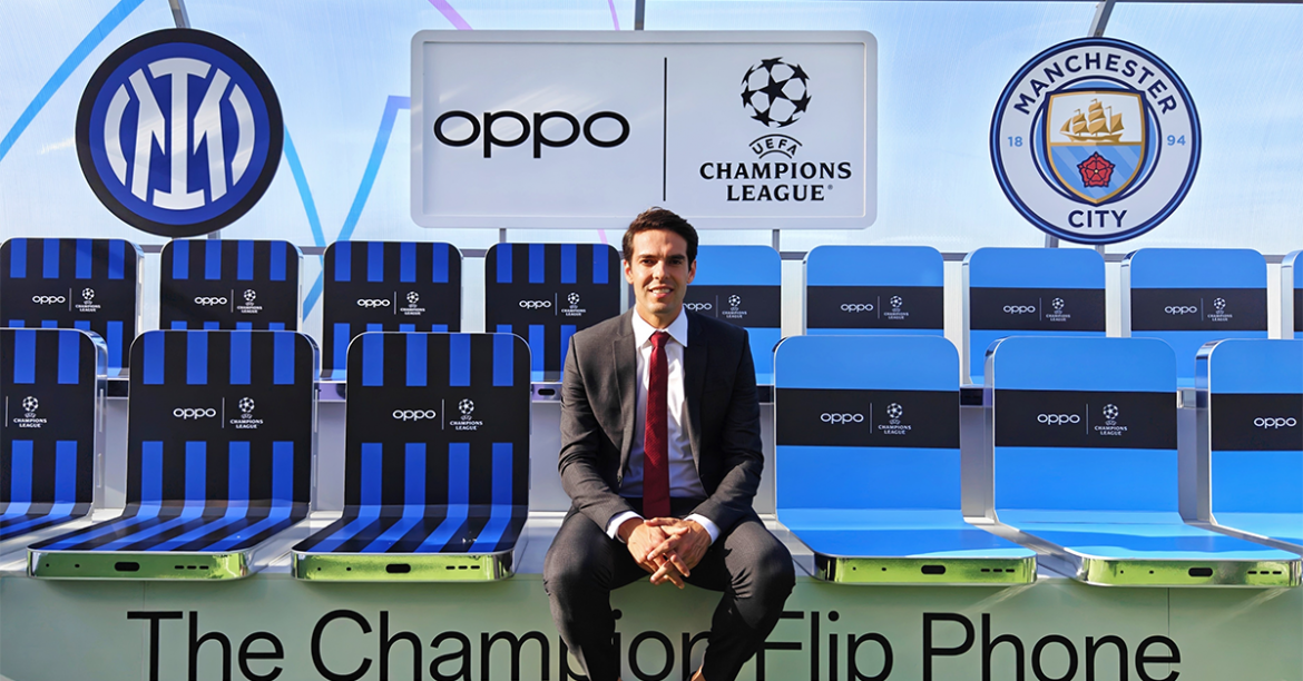 OPPO และแบรนด์แอมบาสเดอร์ระดับโลก Kaká สร้างแรงบันดาลใจจุดประกายปาฏิหาริย์ด้วยที่สุดของประสบการณ์ ในนัดชิงชนะเลิศ UEFA Champions League ปี 2023