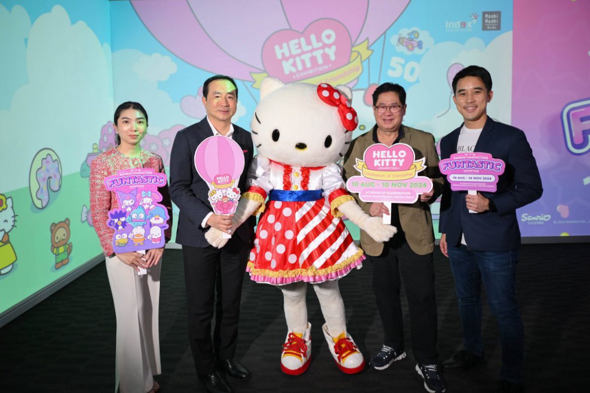 ตัวการ์ตูนระดับตำนานอย่าง Hello Kitty เดินทางมาไทยพร้อมผองเพื่อนจาก SANRIO ในรูปแบบ Immersive Exhibition ปลุกความทรงจำเหนือกาลเวลาชวนทุกวัยมาสร้างความทรงจำและสัมผัสประสบการณ์สุดพิเศษ