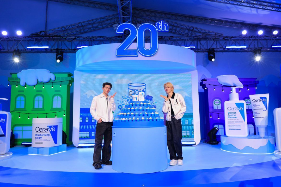 “นุนิว–โฟร์ท” รวมพลแฟนด้อมเซรามาย ร่วมส่งต่อผิวสุขภาพดี ในงาน “CeraVe The 20th Anniversary of Healthy Skin” ขอบคุณที่ร่วมปลดล็อกผิวสุขภาพดีไปด้วยกัน  #CeraVeThailand #CeraVe20TH