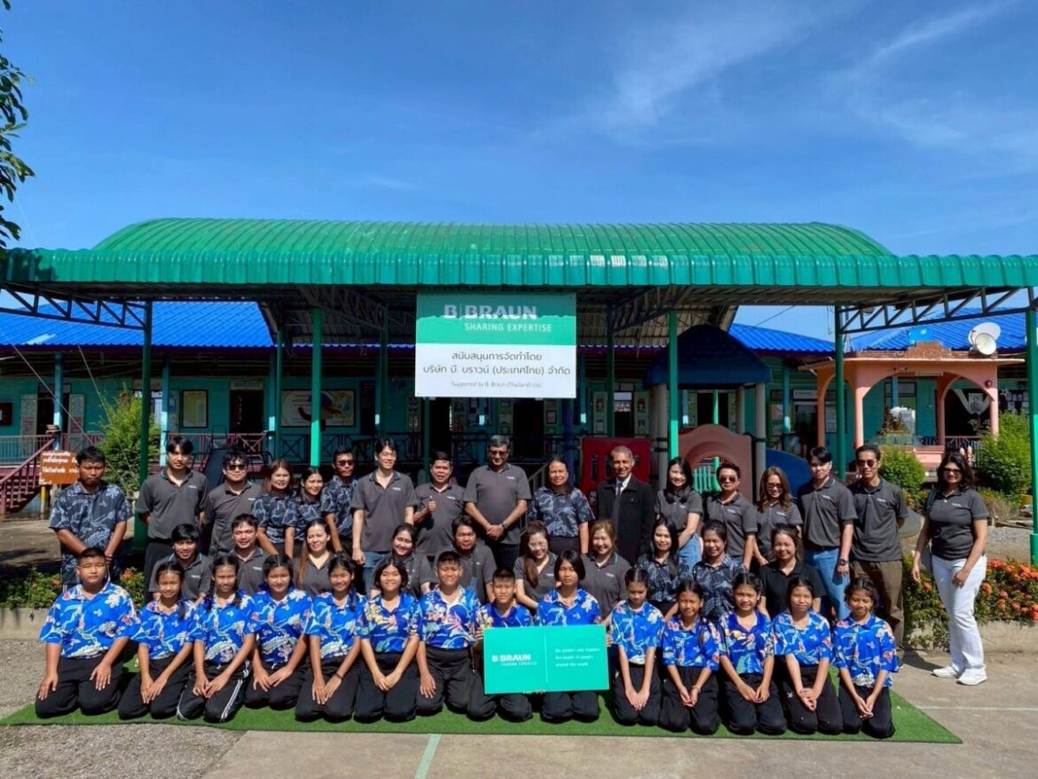 บี. บราวน์ (ประเทศไทย) ปลื้ม พนักงานร่วมขับเคลื่อนแผนพัฒนาสังคมสร้างสรรค์ คว้ารางวัลองค์กรโดดเด่นด้านความยั่งยืนประจำปี68