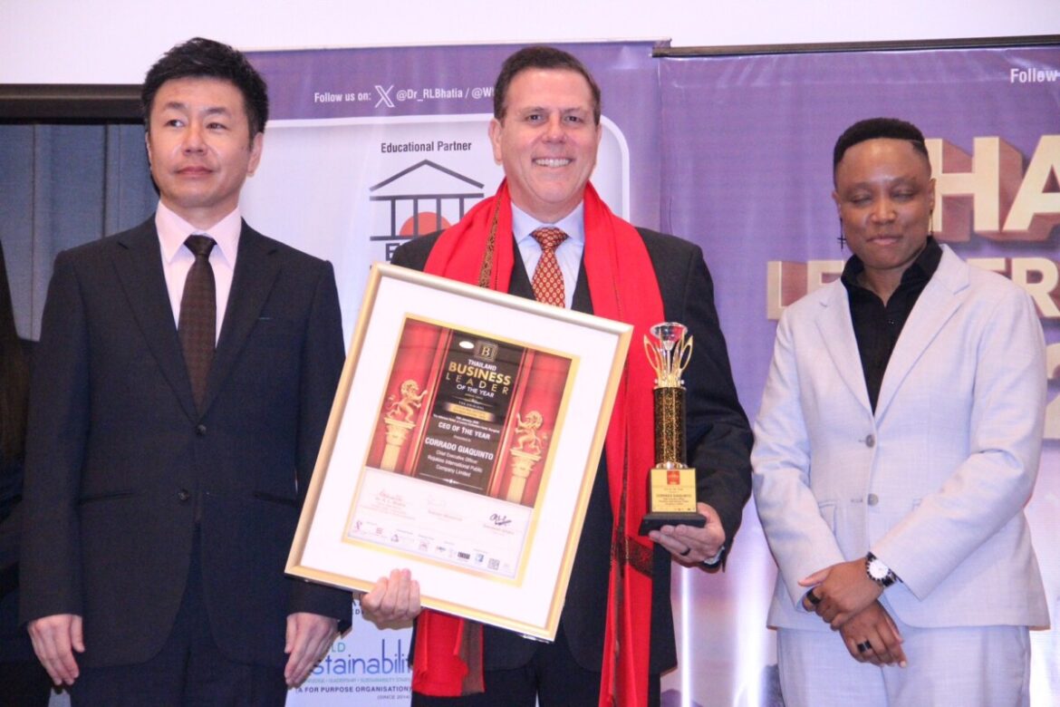 KISS คว้ารางวัล CEO of the Year จากเวที THAILAND BUSINESS LEADER OF THE YEAR ตอกย้ำผู้นำองค์กรระดับสากล