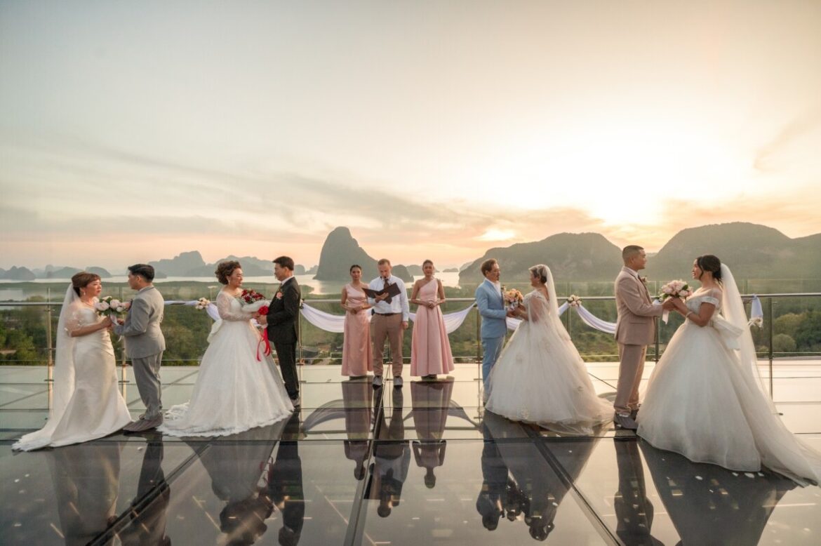 พังงาสร้างปรากฏการณ์! เปลี่ยนสกายวอล์คกระจกยาวที่สุดในไทย เป็นรันเวย์วิวาห์ ‘Beyond The Horizon Wedding’ ปักหมุดแลนด์มาร์คแต่งงานระดับโลก