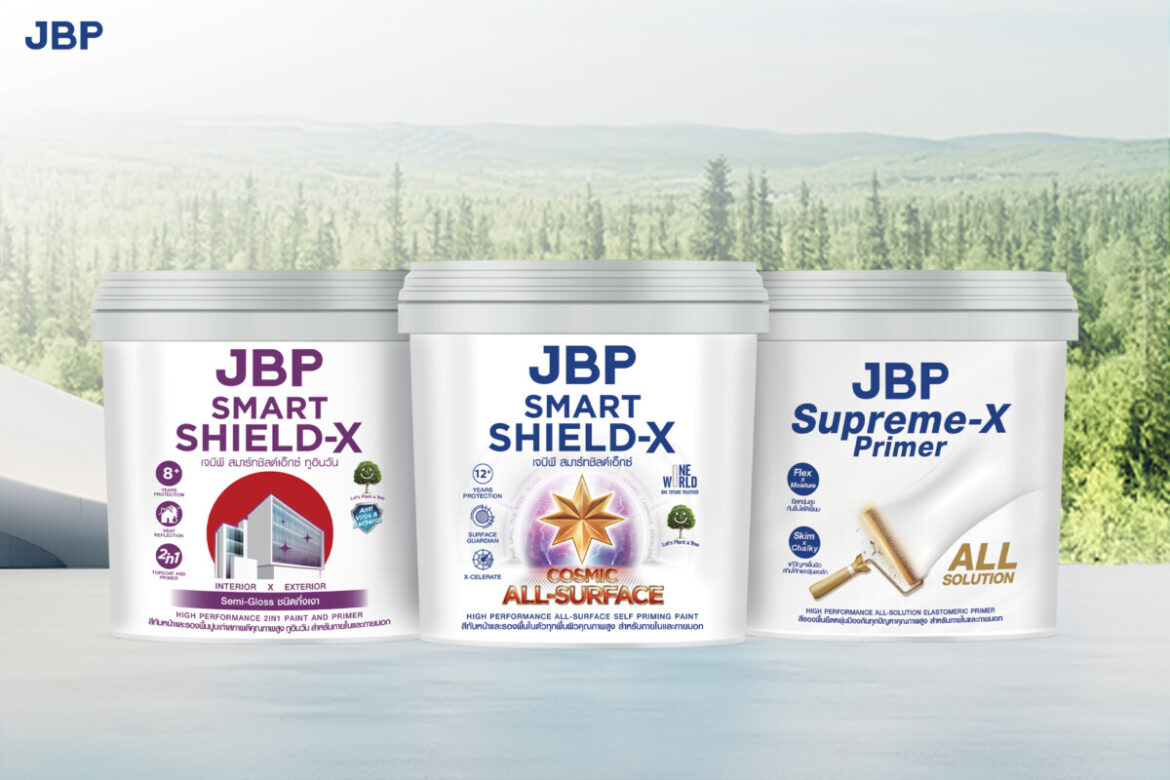 JBP ยันไม่ขึ้นราคาสีน้ำ แม้เศรษฐกิจผันผวน เดินหน้าดันเทคโนโลยี Water-Based ใช้แทนสีน้ำมัน ลด VOCs และการพึ่งพาปิโตรเคมี พร้อมขยายสู่สีอุตสาหกรรมสูตรน้ำ
