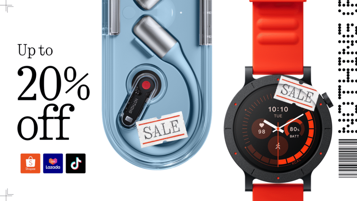 ‘Nothing’ ส่ง Ear (open) และ Watch 3 Pro  2 ผลิตภัณฑ์สุดเท่สำหรับสายแอคทีฟ ต้อนรับ Mid-Month Sale พร้อมส่วนลดสูงสุด 20%